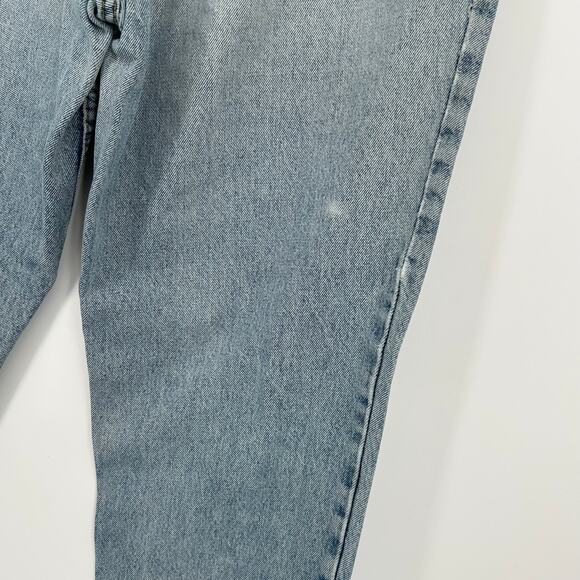 Vintage 90s Women's Lawman Group International Button Fly Blue Denim Mom Jeans - Picture 5 of 8